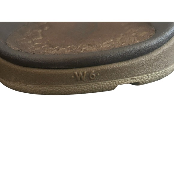 Chaco Flip Flops Womens‎ Comfort Slip On Sandals Size 6 Tan Brown Toe Loop - Picture 10 of 13